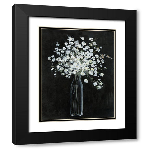 Filled with Spring Black Modern Wood Framed Art Print with Double Matting by Swatland, Sally