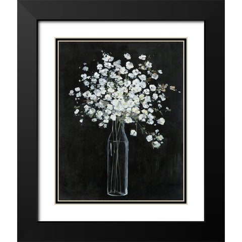 Filled with Spring Black Modern Wood Framed Art Print with Double Matting by Swatland, Sally