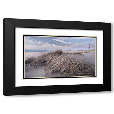 Winter Wind Black Modern Wood Framed Art Print with Double Matting by Calascibetta, Mike