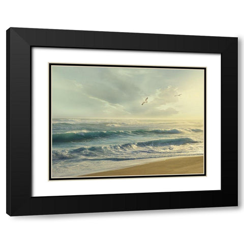 Way Home Black Modern Wood Framed Art Print with Double Matting by Calascibetta, Mike