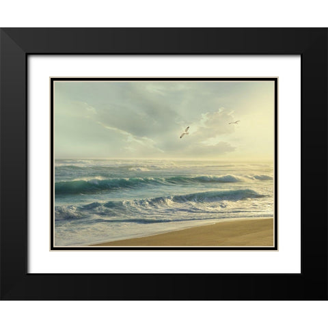 Way Home Black Modern Wood Framed Art Print with Double Matting by Calascibetta, Mike