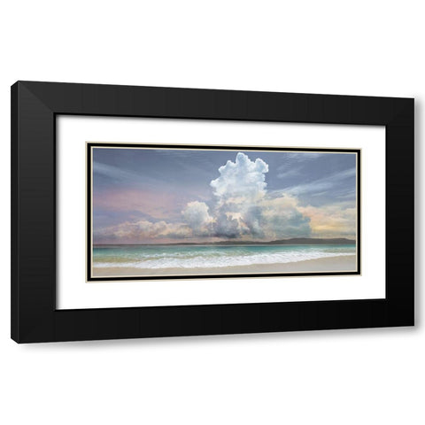 Morning Shower Black Modern Wood Framed Art Print with Double Matting by Calascibetta, Mike