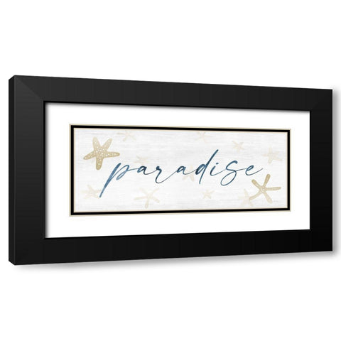 Paradise Black Modern Wood Framed Art Print with Double Matting by Carpentieri, Natalie