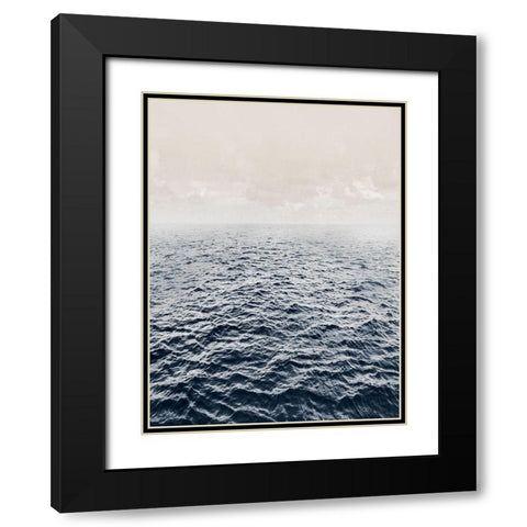 Across the Pond Black Modern Wood Framed Art Print with Double Matting by Calascibetta, Mike