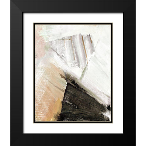 Sweep I Black Modern Wood Framed Art Print with Double Matting by Shapiro, Judith