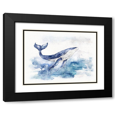 Beautiful Breach Black Modern Wood Framed Art Print with Double Matting by Swatland, Sally