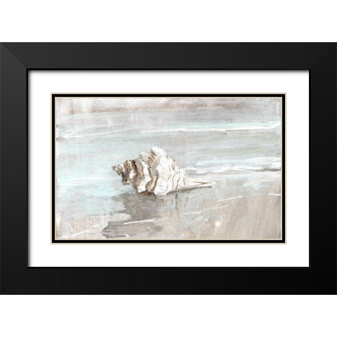 Wahsed Ashore I Black Modern Wood Framed Art Print with Double Matting by Swatland, Sally