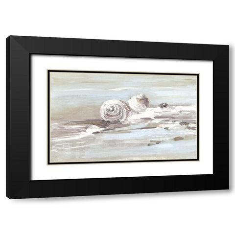 Washed Ashore II Black Modern Wood Framed Art Print with Double Matting by Swatland, Sally