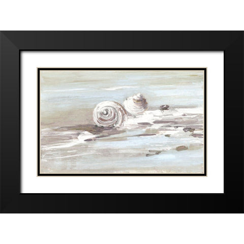 Washed Ashore II Black Modern Wood Framed Art Print with Double Matting by Swatland, Sally