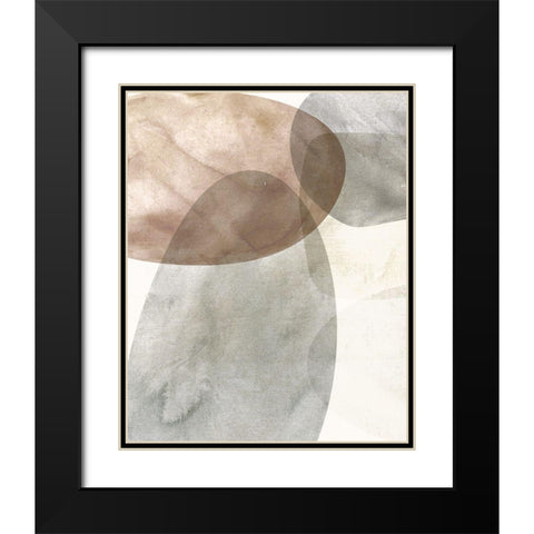 Right Object I Black Modern Wood Framed Art Print with Double Matting by Robinson, Carol
