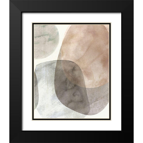 Right Object II Black Modern Wood Framed Art Print with Double Matting by Robinson, Carol