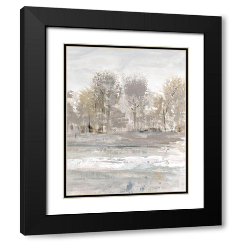 Meadows Edge I Black Modern Wood Framed Art Print with Double Matting by Jill, Susan