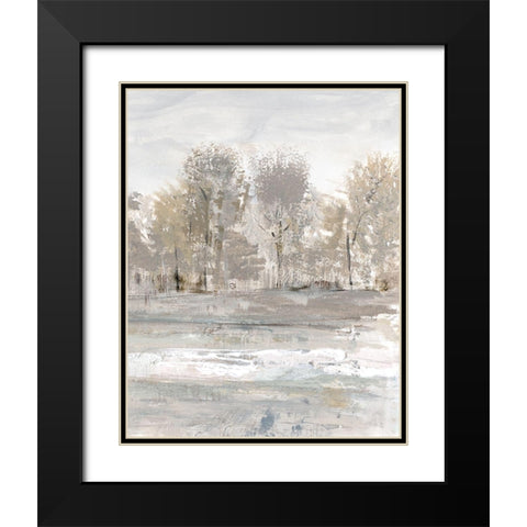 Meadows Edge I Black Modern Wood Framed Art Print with Double Matting by Jill, Susan