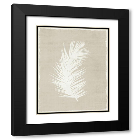 Palm Oasis I Black Modern Wood Framed Art Print with Double Matting by Carpentieri, Natalie