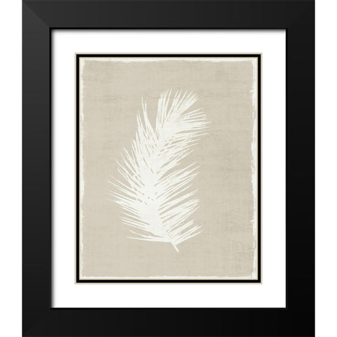 Palm Oasis I Black Modern Wood Framed Art Print with Double Matting by Carpentieri, Natalie