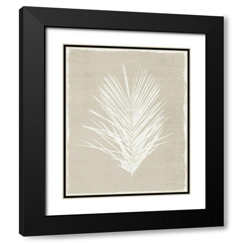 Palm Oasis II Black Modern Wood Framed Art Print with Double Matting by Carpentieri, Natalie