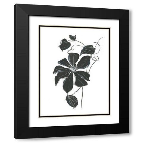 Midnight Climber I Black Modern Wood Framed Art Print with Double Matting by Swatland, Sally