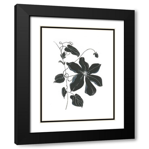 Midnight Climber II Black Modern Wood Framed Art Print with Double Matting by Swatland, Sally