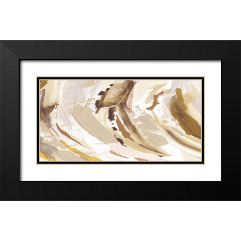 Desert Path Black Modern Wood Framed Art Print with Double Matting by Jill, Susan