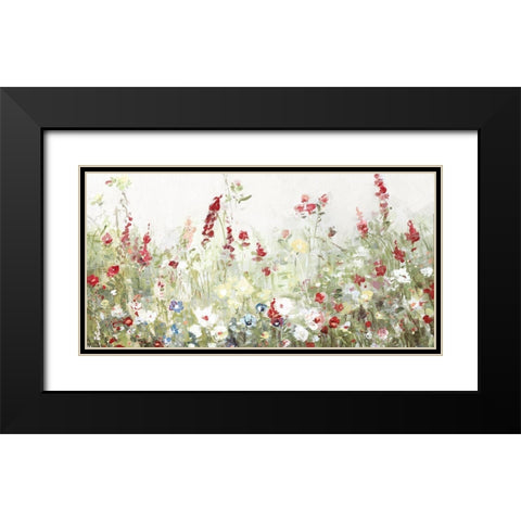 Sweet Spring Black Modern Wood Framed Art Print with Double Matting by Swatland, Sally