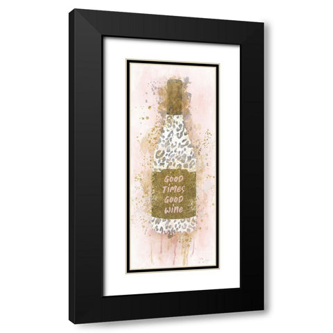 Good Times Black Modern Wood Framed Art Print with Double Matting by Carpentieri, Natalie