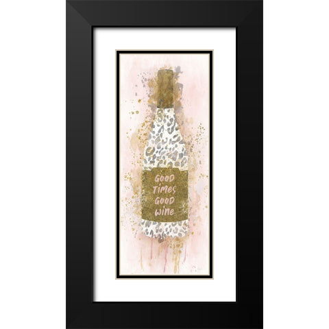 Good Times Black Modern Wood Framed Art Print with Double Matting by Carpentieri, Natalie