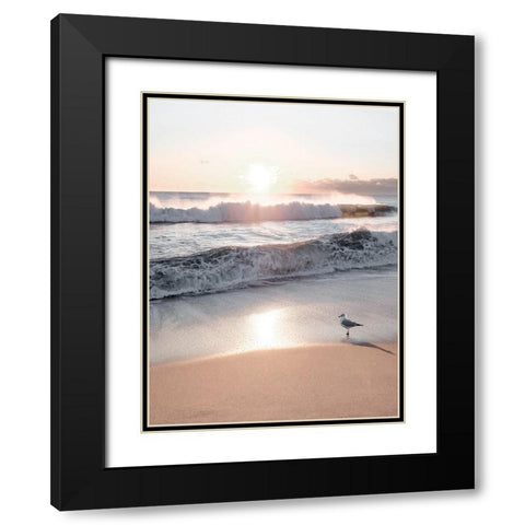 Morning Contemplation Black Modern Wood Framed Art Print with Double Matting by Carpentieri, Natalie