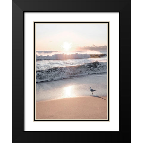 Morning Contemplation Black Modern Wood Framed Art Print with Double Matting by Carpentieri, Natalie