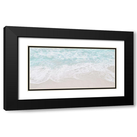 Coastline Tide Black Modern Wood Framed Art Print with Double Matting by Carpentieri, Natalie