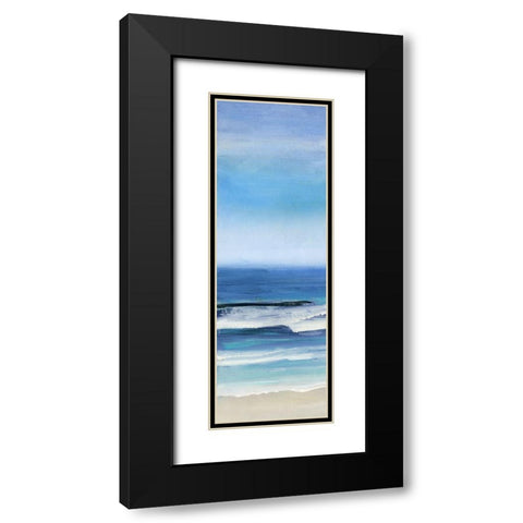 Breaking Waves I Black Modern Wood Framed Art Print with Double Matting by Swatland, Sally