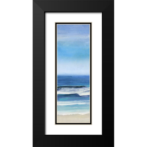 Breaking Waves I Black Modern Wood Framed Art Print with Double Matting by Swatland, Sally