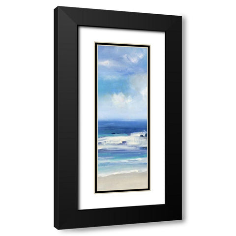 Breaking Waves II Black Modern Wood Framed Art Print with Double Matting by Swatland, Sally