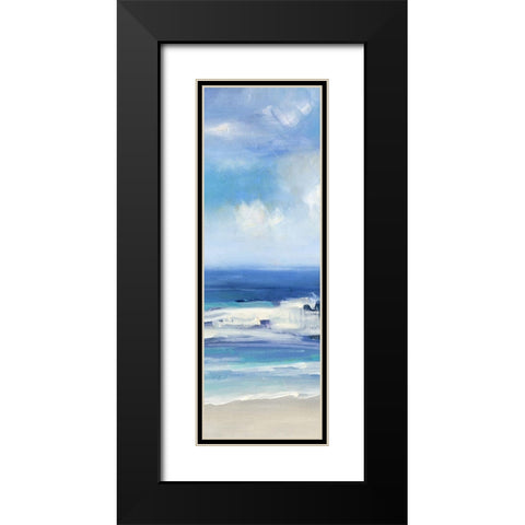 Breaking Waves II Black Modern Wood Framed Art Print with Double Matting by Swatland, Sally