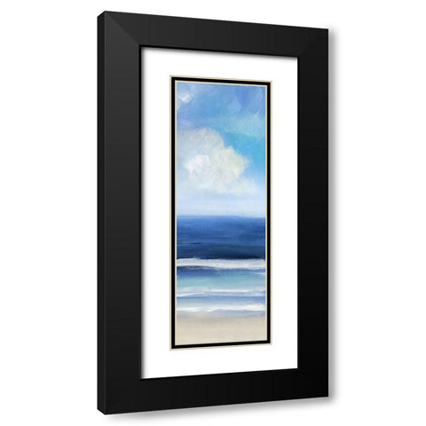 Breaking Waves III Black Modern Wood Framed Art Print with Double Matting by Swatland, Sally