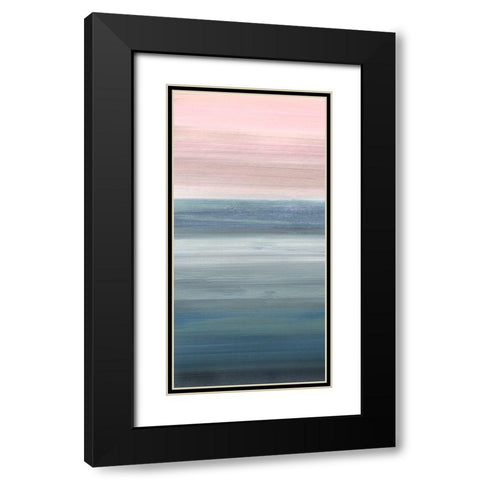 Shore Expanse I Black Modern Wood Framed Art Print with Double Matting by Jill, Susan