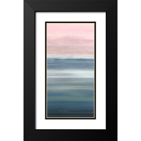 Shore Expanse II Black Modern Wood Framed Art Print with Double Matting by Jill, Susan