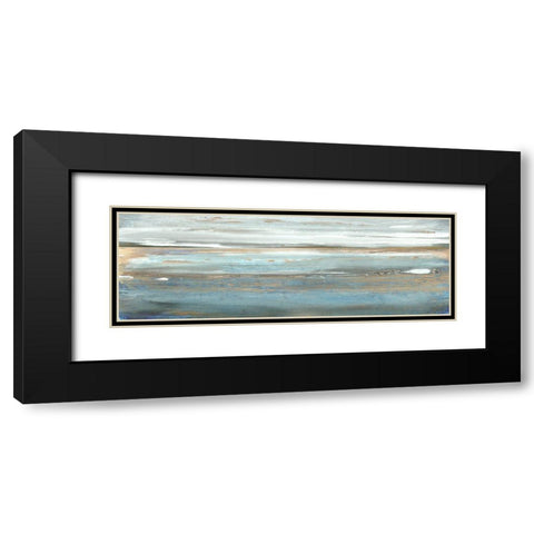 White Roe Morning Black Modern Wood Framed Art Print with Double Matting by Jill, Susan
