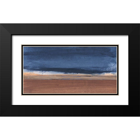 Night Sky Black Modern Wood Framed Art Print with Double Matting by Jill, Susan