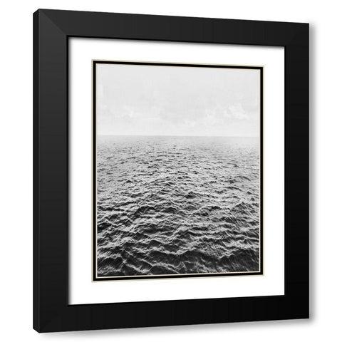 Rolling In Black Modern Wood Framed Art Print with Double Matting by Calascibetta, Mike