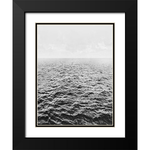 Rolling In Black Modern Wood Framed Art Print with Double Matting by Calascibetta, Mike
