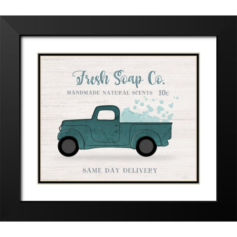 Fresh Soap Black Modern Wood Framed Art Print with Double Matting by Carpentieri, Natalie