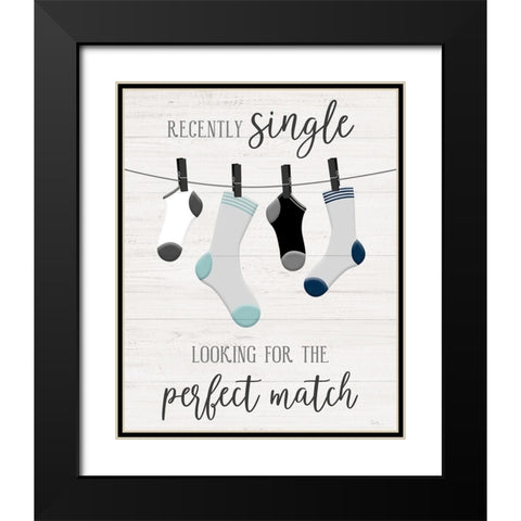 Perfect Match Black Modern Wood Framed Art Print with Double Matting by Carpentieri, Natalie