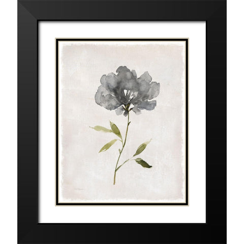 Botanical Beauty I Black Modern Wood Framed Art Print with Double Matting by Robinson, Carol