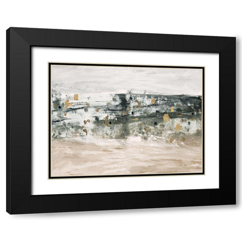 Villa Comunale Black Modern Wood Framed Art Print with Double Matting by Jill, Susan