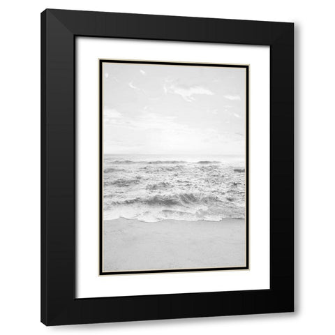 Gentle Tides I Black Modern Wood Framed Art Print with Double Matting by Carpentieri, Natalie