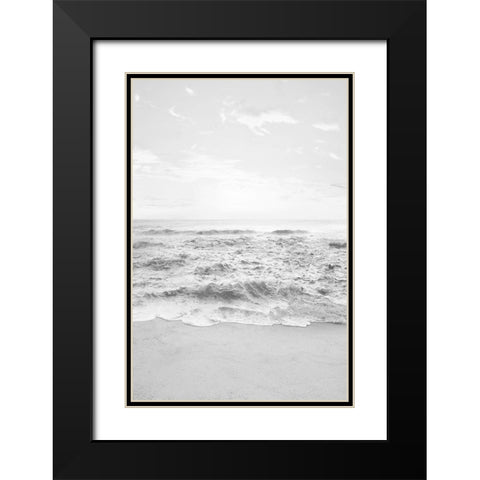 Gentle Tides I Black Modern Wood Framed Art Print with Double Matting by Carpentieri, Natalie