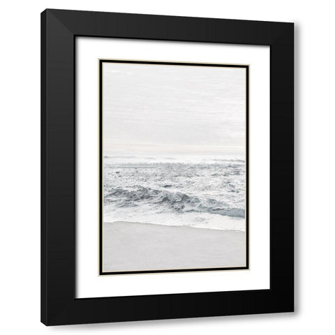 Gentle Tides II Black Modern Wood Framed Art Print with Double Matting by Carpentieri, Natalie