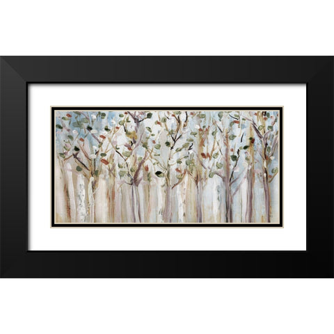 Spring Day Black Modern Wood Framed Art Print with Double Matting by Jill, Susan