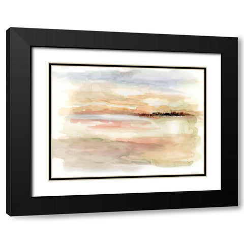 Dreamy Desert Black Modern Wood Framed Art Print with Double Matting by Nan