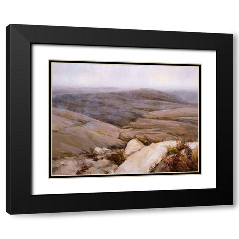 Main Mist Black Modern Wood Framed Art Print with Double Matting by Swatland, Katie